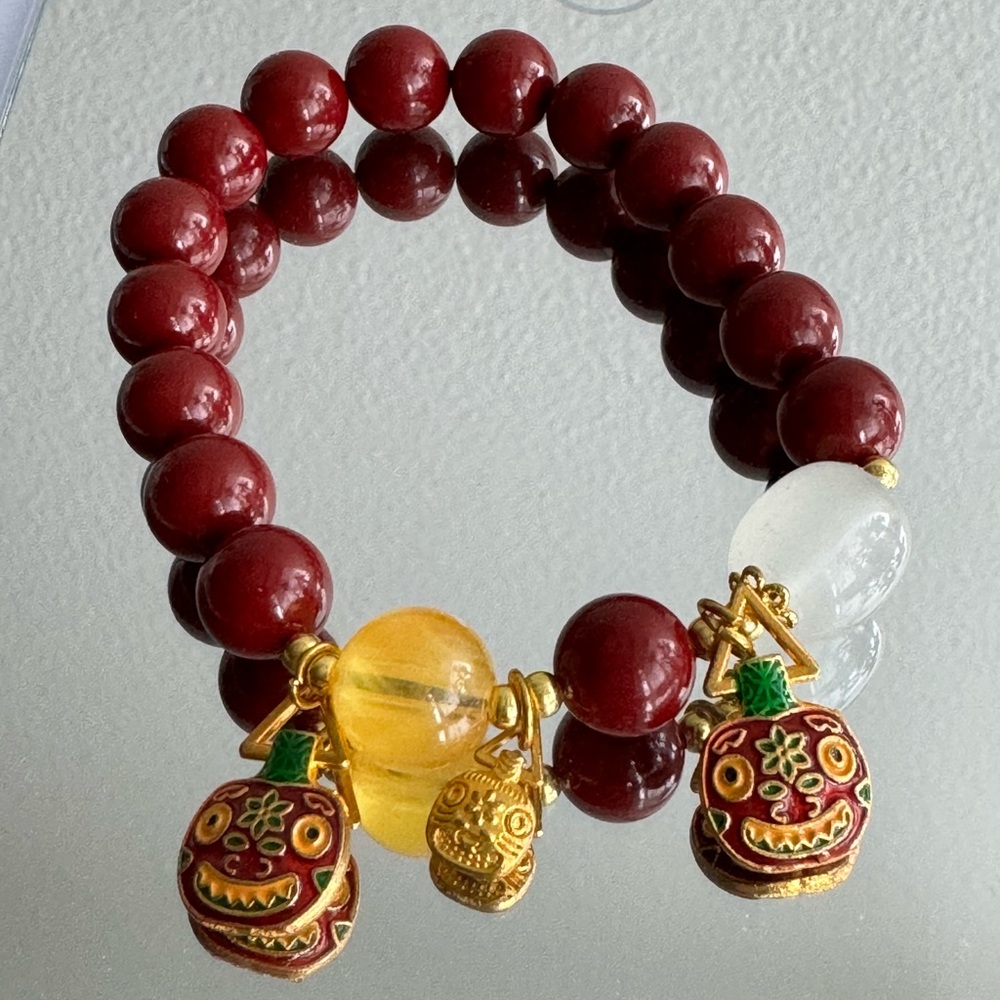 Cinnabar bracelet